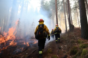 Natural disaster, forest fires in Europe, Greece and America, heat wave leads to forest fires and destruction.