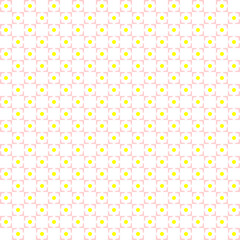 Vector illustration of beautiful flowers seamless pattern green background