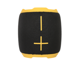 image of a barrel-shaped loudspeaker with transparent background. PNG