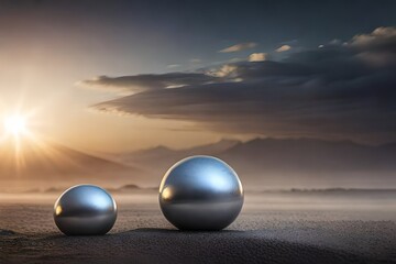 sphere in the sky Generator AI