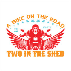Stylish , fashionable  and awesome Biker and motorcycle typography  illustrator
