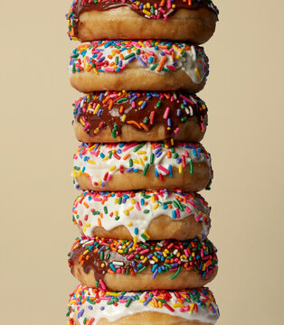 Stack of doughnuts