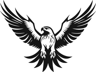 Eagle vector illustration design, flaying eagle
