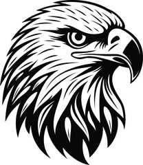 Eagle head vector illustration for t-shirt desigtn