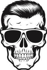 Skull illustration vector design for t shirt
