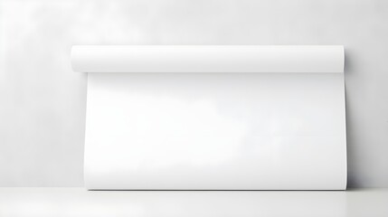 Blank white paper sheet
