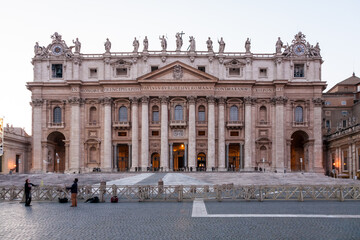 Obraz premium The Papal Basilica of St. Peter in the Vatican