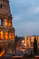 Colosseum in Rome (Anfiteatro Flavio)