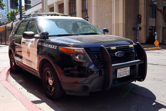 SAN DIEGO, California: San Diego Police Department Car