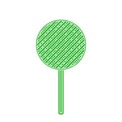 Candy icon on white.