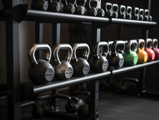 Naklejka na ściany i meble weights in gym
