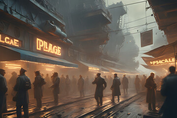 people at the airport