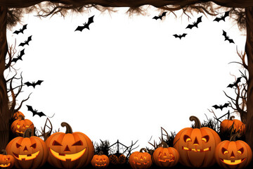 Halloween Frame with copy space