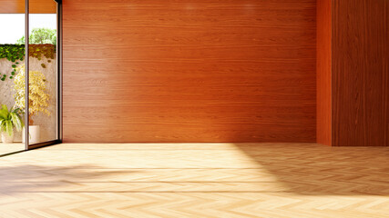 Large luxury modern bright interiors Living room mockup illustration 3D rendering computer digitally generated image