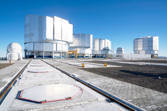 Telescopes at Paranal Observatory in Chile