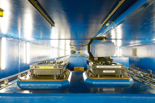 Maintenance machinery in workshop at Paranal Observatory