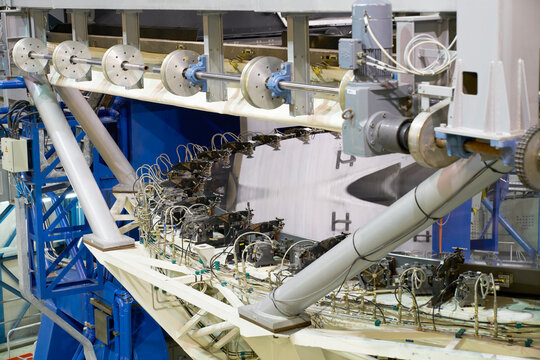 Telescope machinery at Paranal Observatory in Chile
