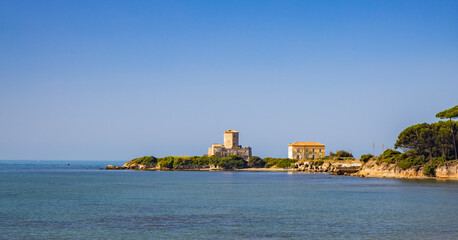 The Torre Astura nature reserve, in Nettuno. The large pine forest that leads to the beach and the...