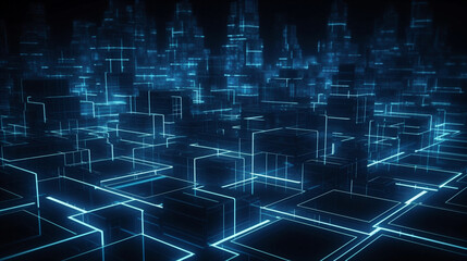 Fototapeta premium Digital technology background