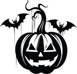 Helloween vector illustration for t-shirt