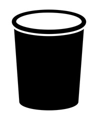 紙コップのシルエット