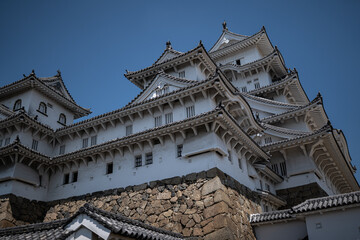 The multiple roofs of Himeji Castle