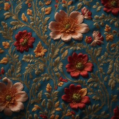 Symmetrical Slavic Embroidery on High-Quality Linen