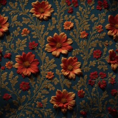 Symmetrical Slavic Embroidery on High-Quality Linen