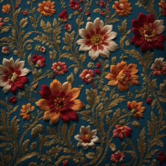 Symmetrical Slavic Embroidery on High-Quality Linen