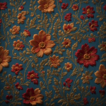 Symmetrical Slavic Embroidery on High-Quality Linen