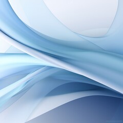 abstract blue wave with twisted ribbon curve background