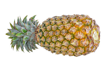 Ripe whole pineapple transparent png