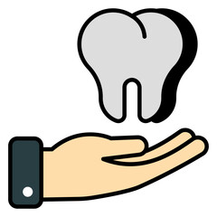 Premium download icon of dental care