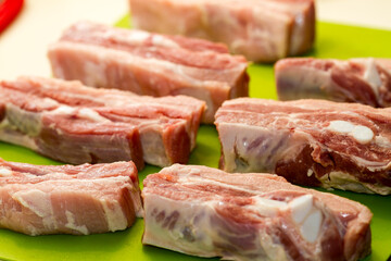 Salted and Seasoned Pork Loin Chops