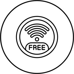 Free Wifi Icon