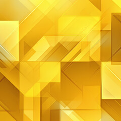  3D render, abstract geometric background, futuristic technology, gold on black background, glowing yellow color