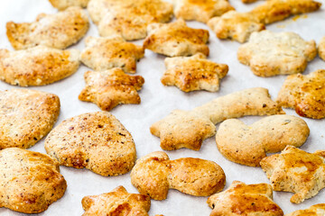 Fresh crunchy homemade biscuits