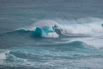 Massive breaking wave