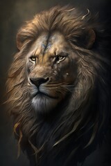 Noble Beast: A Lion's Gaze