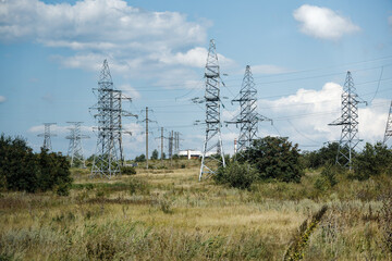 Panoramic view of the South Ukraine Nuclear Power Plant