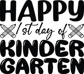 happy 1st day of kindergarten
