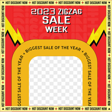 Sales Discount Offer Social Media Post for New Collection