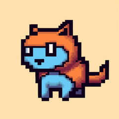 a cute pixle cat,please take good care of it