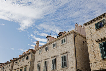 Fototapeta na wymiar old house in the Dubrovnik city