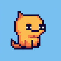 a cute pixle cat,please take good care of it