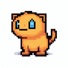 a cute pixle cat,please take good care of it