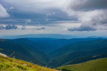 Fototapeta premium landscape with clouds