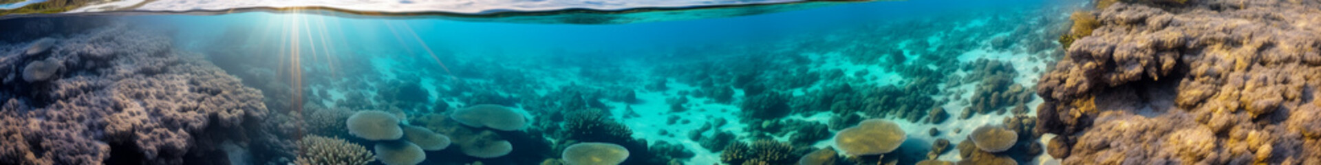 Fototapeta na wymiar Coral Reef Great Barrier Reef Australia - Generative AI