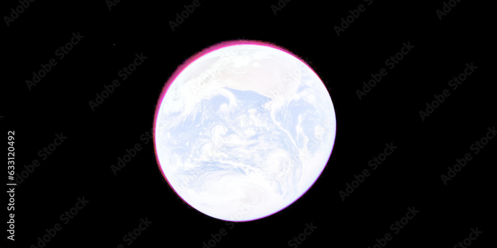 Poster a new planet from space - generative ai