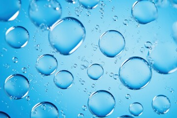 Effervescent air bubbles water. Generate Ai